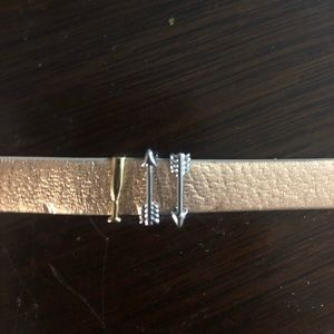 Arrow and baseball charm